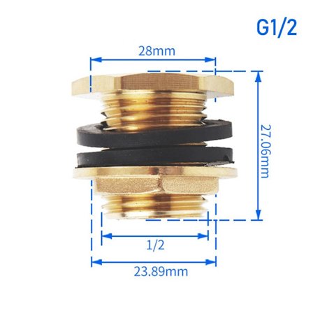 Putkiliitosletkuliitin G1/2 G1/2