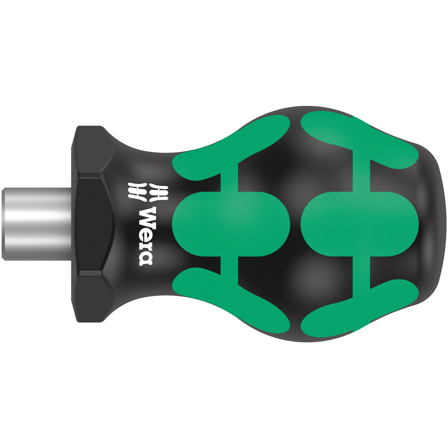 Wera 811/1 Stubby Bitshandtag 1/4", Borra & mejsla