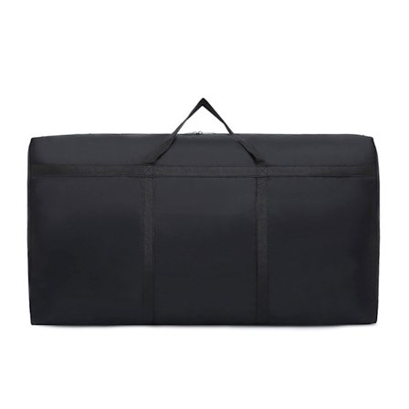 90L Store Beholder Sort Vandtætte Opbevaringsposer, Sammenklappelig Opbevaringspose til Tøj, Rejser eller Flytning (Sort)