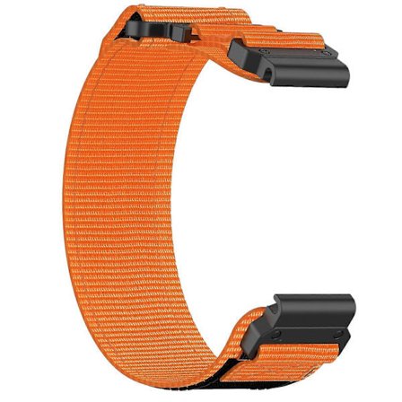 22 mm nylon urrem til Garmin Instinct Crossover Solar Orange