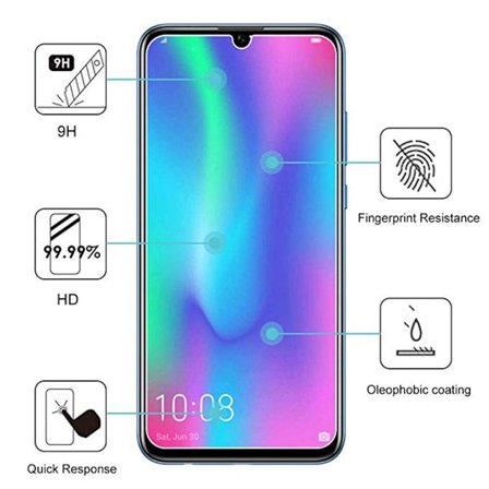 3-PACK Skärmskydd Standard HD 0,3mm Honor 10 Lite