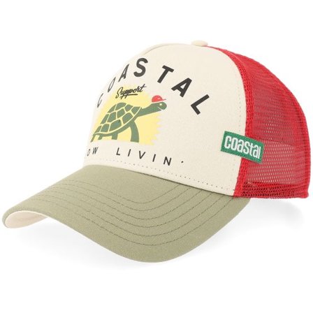 Coastal - Beige trucker Keps - Support Slow Light Khaki Trucker @ Hatstore