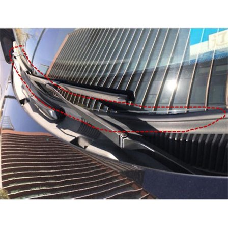 Aldersbestandige gummilister til bil under forruden, tætningsliste