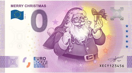 Tyskland 2020-2021 - 0 Euro souvenir pengeseddel - Julemanden - Ucirkuleret