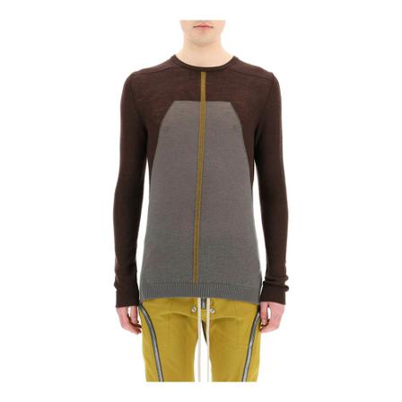 Rick Owens, Sweater Bruin, Heren, Maat:M