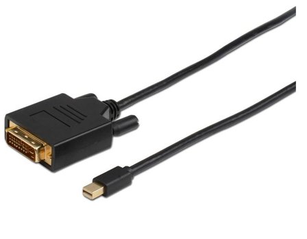 MicroConnect videoadapterkabel - DVI-D til Mini DisplayPort - 1 m