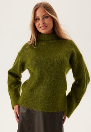 SELECTED-Slfmira Mohair Ls Knit High_x0-M