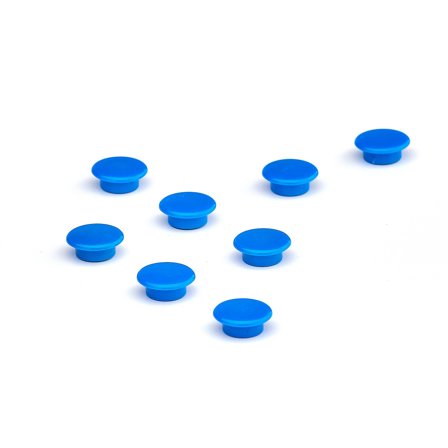 Magnets, 8-pack, Ø 20 mm, green