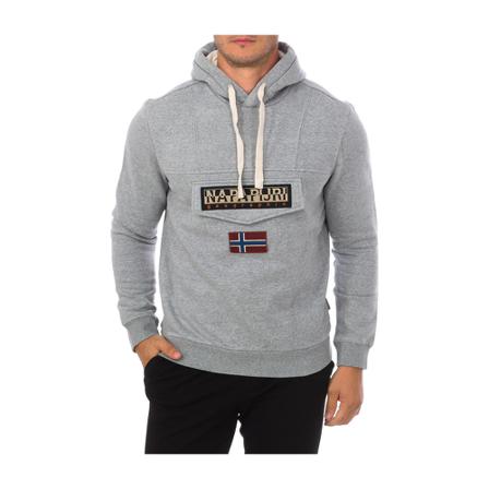 Napapijri, Hoodies Grijs, Heren, Maat:S