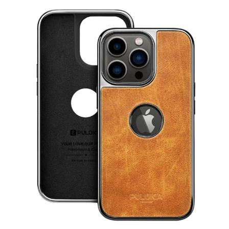 Läderfodral För Iphone13pro Brun Anpassad Anpassad Oem