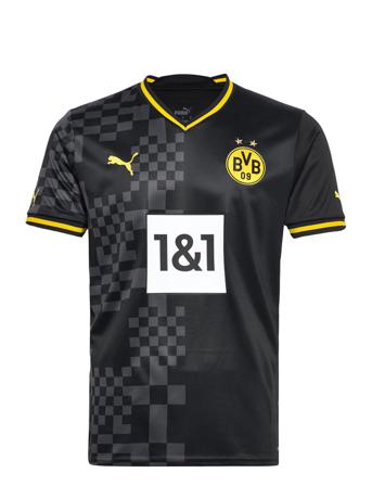 Bvb Away Jersey Replica W/ Sponsor T-shirts Football Shirts Multi/mönstrad PUMA