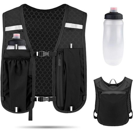 Reflekterende løpevest - Løpevest - Løpevest m/ Refleks - Med 500ml Flaske