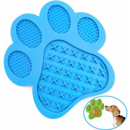 Hundeslikkematte, Hundevask Distraksjonsenhet, Slow Feed Hundematte med Super Sug for å slikke peanøttsmør, Kjæledyrbad