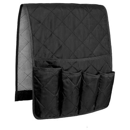 Soffa fåtölj armstödsorganisatör halkfri caddy-väska för soffa fåtölj förvaringsväska för telefon böcker tidningar TV-fjärrkontroll