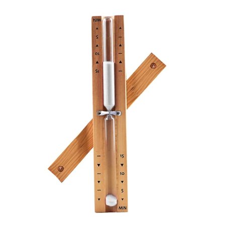 Træ Sauna Sandur Wall Mounted Roterer 15min Sandur Timer