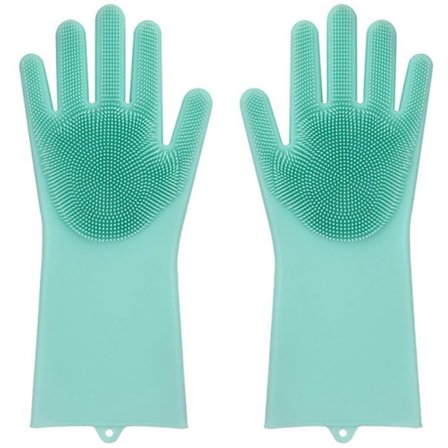 Opvaskebørste med opvaskemiddel