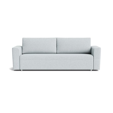 Izola 3 personers sovesofa, opbevaring - Aragon Krystal Blå - 242x97x88 - Sofa, sovesofa