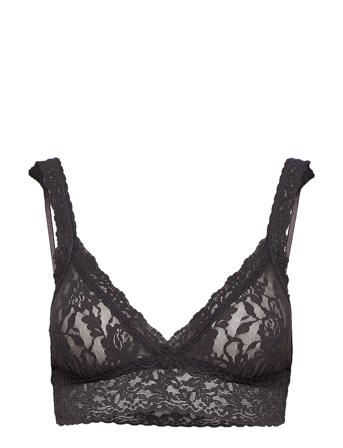 Hanky Panky Signature Lace, Crossover Bralette Lingerie Bras & Tops Soft Bras Triangle Bras Svart Hanky Panky