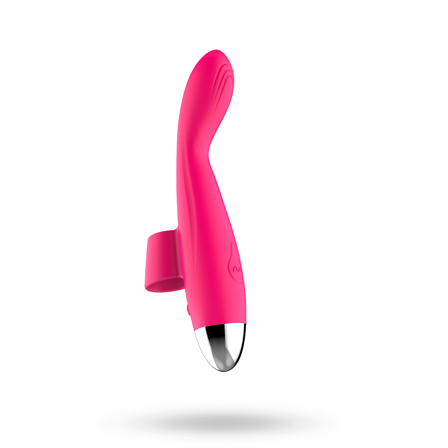 Pink Vibrating Finger Massager - Sustainable Pleasure