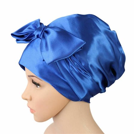 Silk Night Sleep Cap Shower Cap Hair Bonnet 2