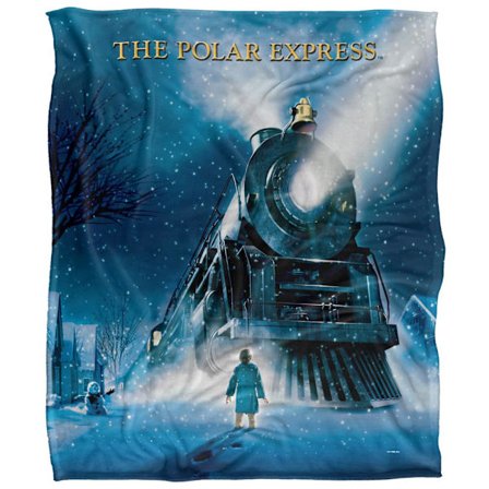 The Polar Express Filmaffisch Filt One Size Flerfärgad