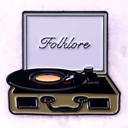Taylor Swift musik album vinyl pladespiller broche badge tilbehør