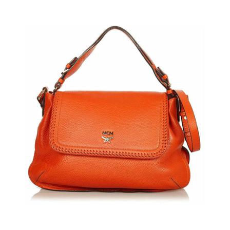 MCM Pre-owned, Pre-owned Handbags Oranje, Dames, Maat:ONE Size