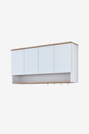 Hanah Home - Seinäkaappi Lola - Valkoinen - Seinähyllyköt - - Homeroom