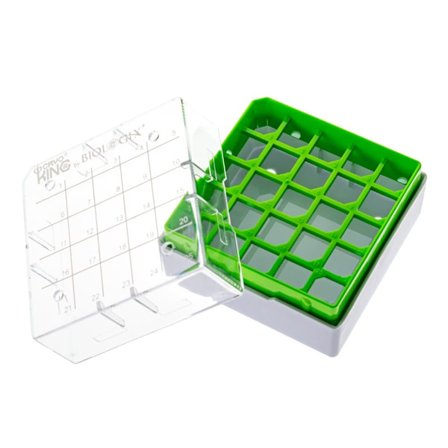 Cryobox-ställ för provrör, ampuller för frysning, 25 platser grön_MGF