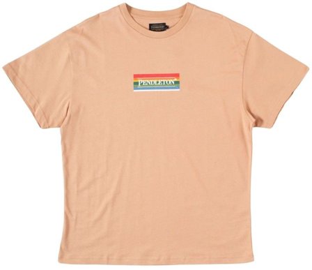 Pendleton M's Box T-Shirt Khaki/Grey Horse