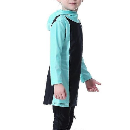 Jenter Muslimsk Islamsk Badebekledning Badedrakt Beskjeden Burkini Full Dekning