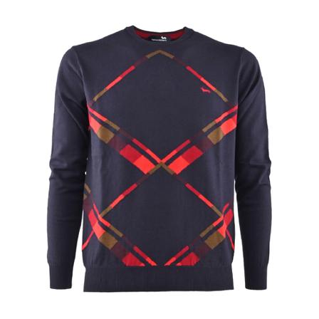 Harmont & Blaine, Round-neck Knitwear Blauw, Heren, Maat:L