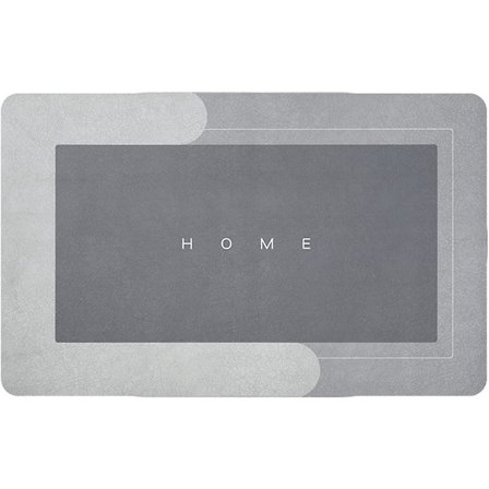 Mikrofiber Blød Bademåtte, Skridsikker Badeværelsesmåtte, Superabsorberende Gulvmåtte, Hurtigtørrende Bademåtte Diatom Mud Brusemåtte Holdbare 