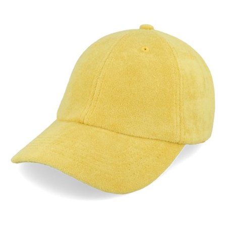 Equip - Gul unconstructed Keps - Terry Yellow Dad Cap @ Hatstore