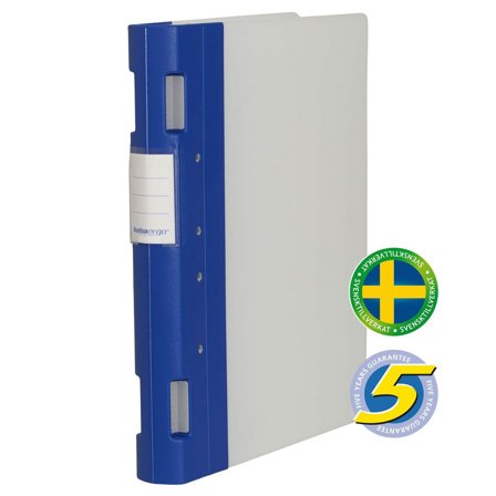 KEBA Gaffelpärm Ergo A4 40mm blå/neutral - Lyreco - Kontorsmaterial - Pärmar och register - Gaffelpärmar i plast