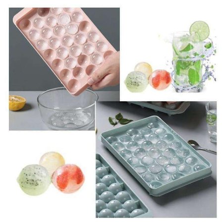 2-pak Iskugler / Iskugler / Bolde / isform, Chokolade/Geléform