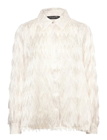 Frillybbardadia Shirt White Bruuns Bazaar