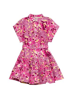 Poplin Belt Dress Bright Field S