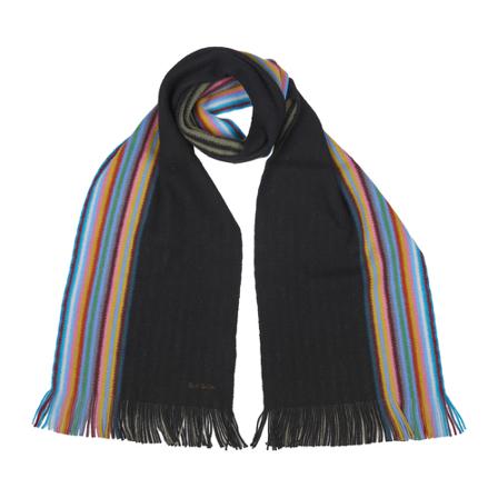 PS By Paul Smith, Winter Scarves Czarny, Mężczyzna, Rozmiar: ONE Size