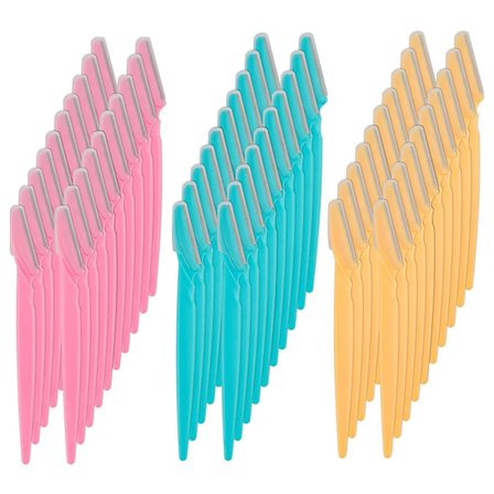 Øjenbrynskniv 62 stk. Multifunktionel Eksfolierende Dermaplaning Værktøj Trimning og Barbering Pleje til Ansigt og Øjenbrynsformer til Kvinder og Mænd