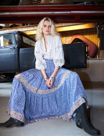 Lollys Laundry Diamondll Maxi Skirt - Multi/patterned - M