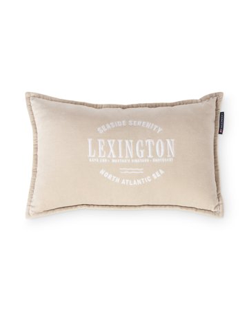 Lexington Lexington logo dekokissen, beige