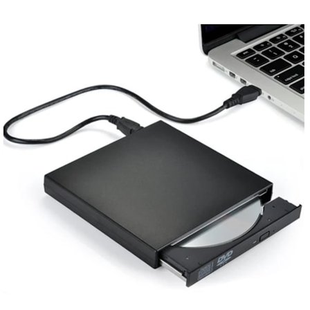 Ekstern DVD/CD-brenner - 24x Black Svart