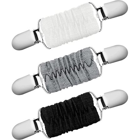 3 delar Vintage Sjal Clip Shirt Brosch Clip For Girl Decor - high quality