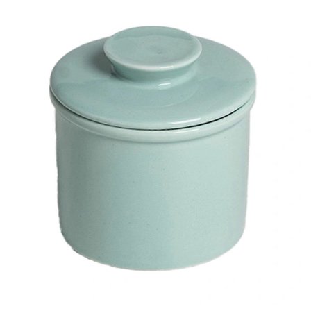 Keramisk smørskål med låg - Smør opbevaring i fransk stil til smørbart smør, tåler opvaskemaskine, Bu Som Vist