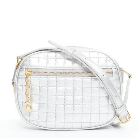Celine Vintage, Pre-owned Crossbody Bag Grijs, Dames, Maat:ONE Size,leer
