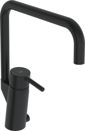 Oras Optima Style 2734FHN-33 Köksblandare med avstängning, Bluetooth Matt svart, Badrum