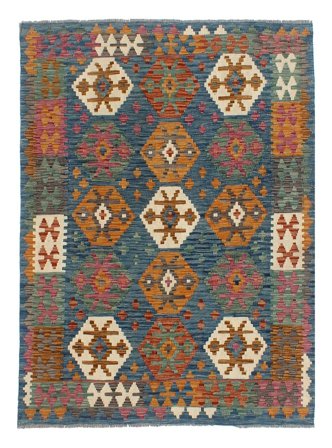 Pequeno Kilim Afegão Old Style Tapete 151X200 Lã