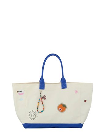 Becksöndergaard Patch Canvas Camila Bag - White - ONE SIZE