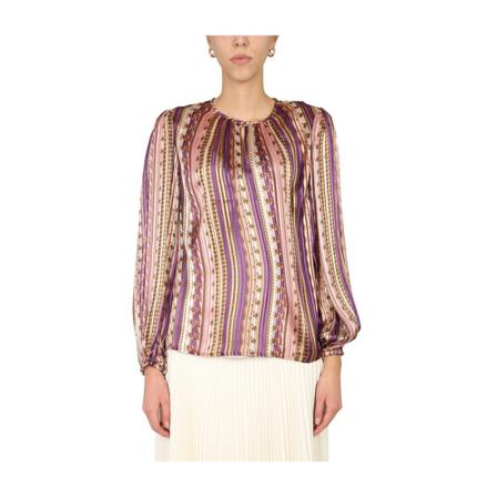 Tory Burch Burnout Shirt , Roze , Dames , Maat: M